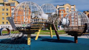 Новая детская площадка у Триумф Плазы в Обнинске