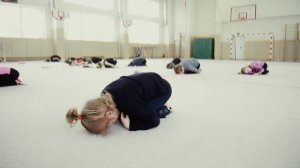 Real training in rhythmic gymnastics. Russia. Художественная Гимнастика.