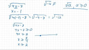 8 класс алгебра.Решение неравенств. ОДЗ корня.