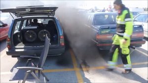 BEST CAR, Volvo diesel smoke. Volvo 2 5 Tdi black smoke  Volvo D24 black smoke