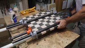 Как сделать  торцевую шахматную доску