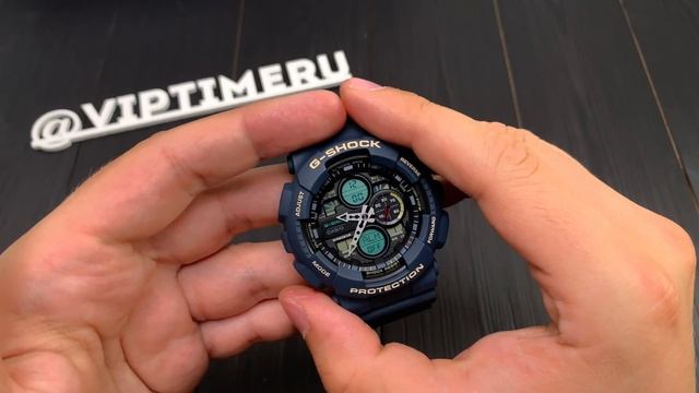 Обзор наручных часов Casio G-Shock GA-140-2AER ✅ VipTime.ru смотреть онлайн
