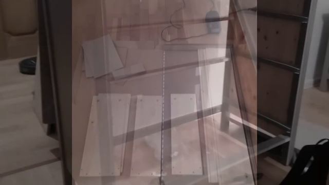 Сборка мебели ХЕМНЭС Комод с 3 ящиками, серо-коричневый смотреть онлайн