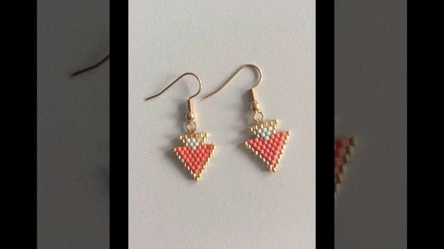 серёжки из бисера #бисер #врек #украшения #хочувреки #сережки смотреть онлайн
