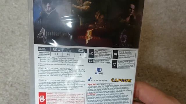 Unboxing Resident Evil Triple Pack RE4 RE5 RE6 Nintendo Switch Capcom смотреть онлайн