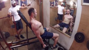 Качаем БИЦЕПС ГАНТЕЛЯМИ и ШТАНГОЙ. Силовая тренировка на массу рук
