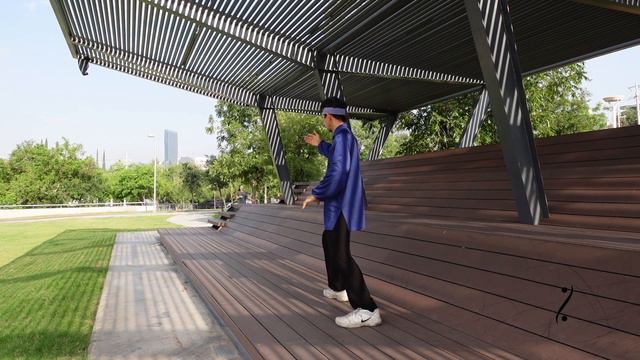 Tai chi Forma 10 simplificada a 7 movimientos, sin 5, 6 y7: Vista Frontal LATERAL смотреть онлайн