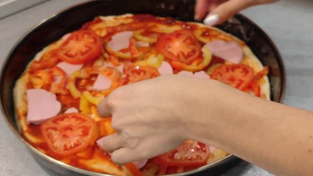 Тесто для пиццы / Тонкое с мягкими корочками/ Идеальный рецепт теста на пиццу