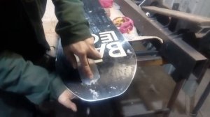 Как напарафинить парафином доску сноуборда в гаражных условиях своими руками качественно и на долго