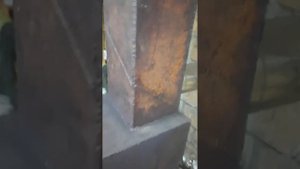 печь в гараж с обдувом,с выходом горячего воздуха.
