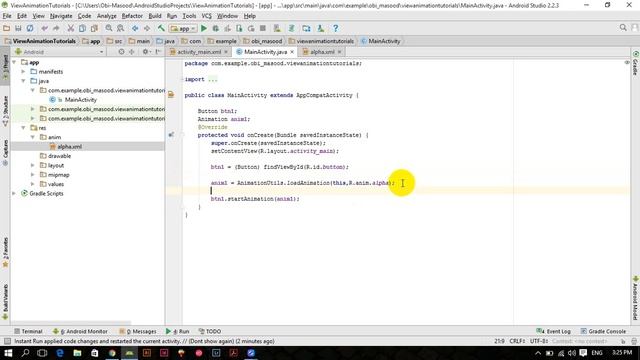 Android Animation Series Tutorial 3 Translate Animation | View Animation смотреть онлайн