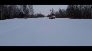 VAZ/ВАЗ 2109. ДЕВЯТКА НА БЕЗДОРОЖЬЕ ЗИМОЙ. ПРЁТ КАК ТАНК. ОФФРОУД ПО-РУССКИ.