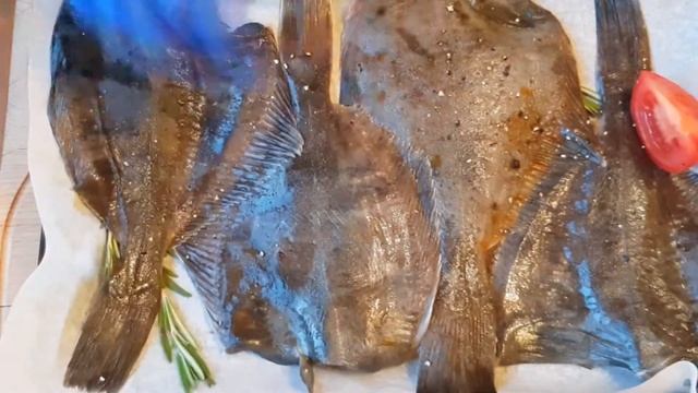 Запеченная камбала-Готовить еду быстро и вкусно