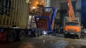 Кантователь опрокидыватель контейнеров серии МВ