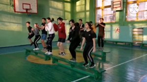 Табата в школе! Физическая культура! Упражнения под музыку!