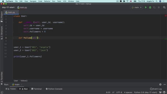 Day 17 - The Quiz Project & the Benefits of OOP - 4 Adding Methods to a Class смотреть онлайн