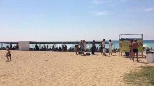 Крым. Пляж в Любимовке. Гостиничный комплекс «ЛюбоМорье».