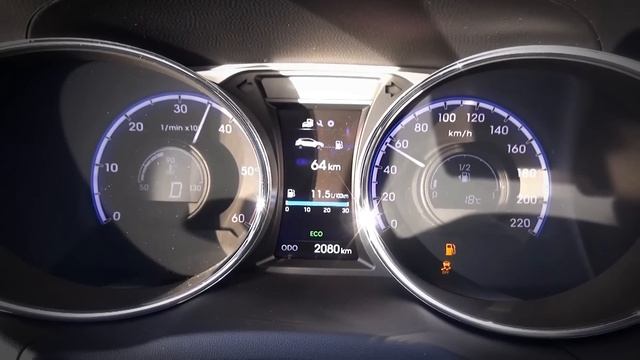 Hyundai ix35 2.0 CRDi 184 hp (AT) - acceleration 0-100 km/h смотреть онлайн