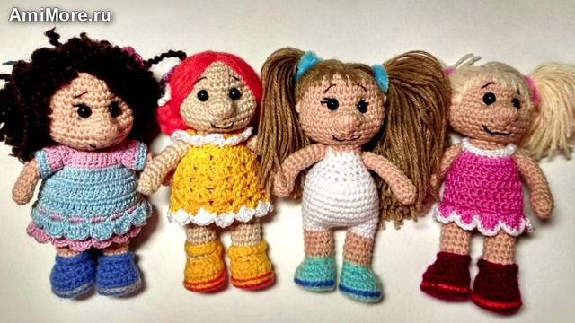 Амигуруми: схема Гномочки подружки | Игрушки вязаные крючком