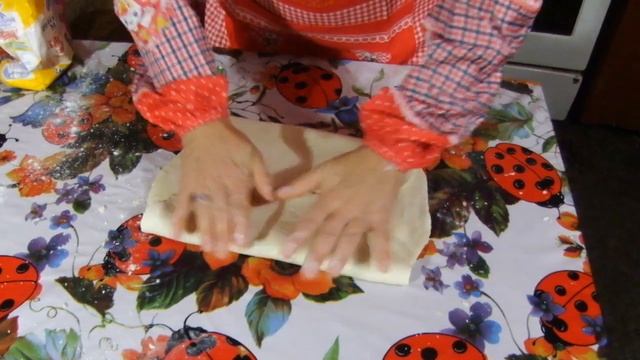 Печенье с Слоеного теста РОЗОЧКА Домашняя выпечка