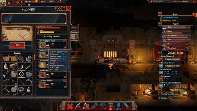 Hammerting / Эпизод 5: Скиловый повар, заработок и новые гномы смотреть онлайн