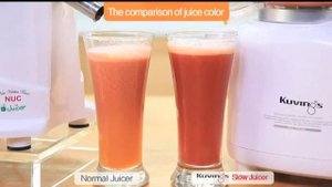 Фруктовые и овощные соки на соковыжималке NUC Kuvings ns-998