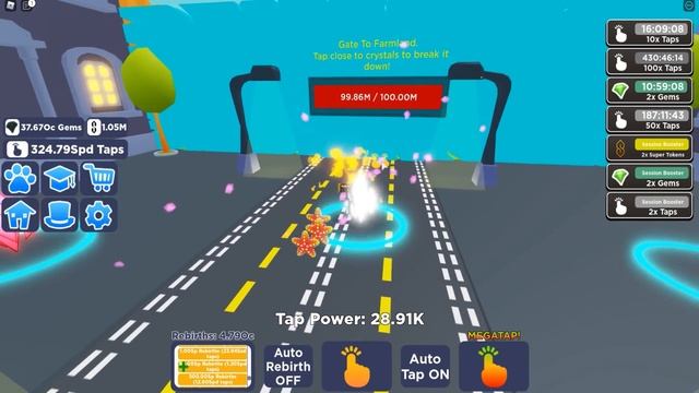 7000 ЛВЛ! ЧИТЕРСКАЯ ШАПКА В ТАППИНГ СИМУЛЯТОРЕ! ROBLOX TAPPING SIMULATOR смотреть онлайн