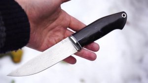 Нож из нержавеющего дамаска