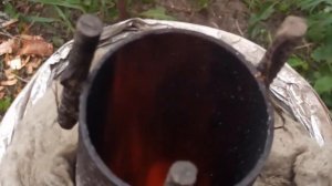 Печь «Ракета» высокий КПД - простая конструкция - Furnace «Rocket» high efficiency - simple design