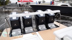 Checking out the details of MERCURY MARINE 600hp V12