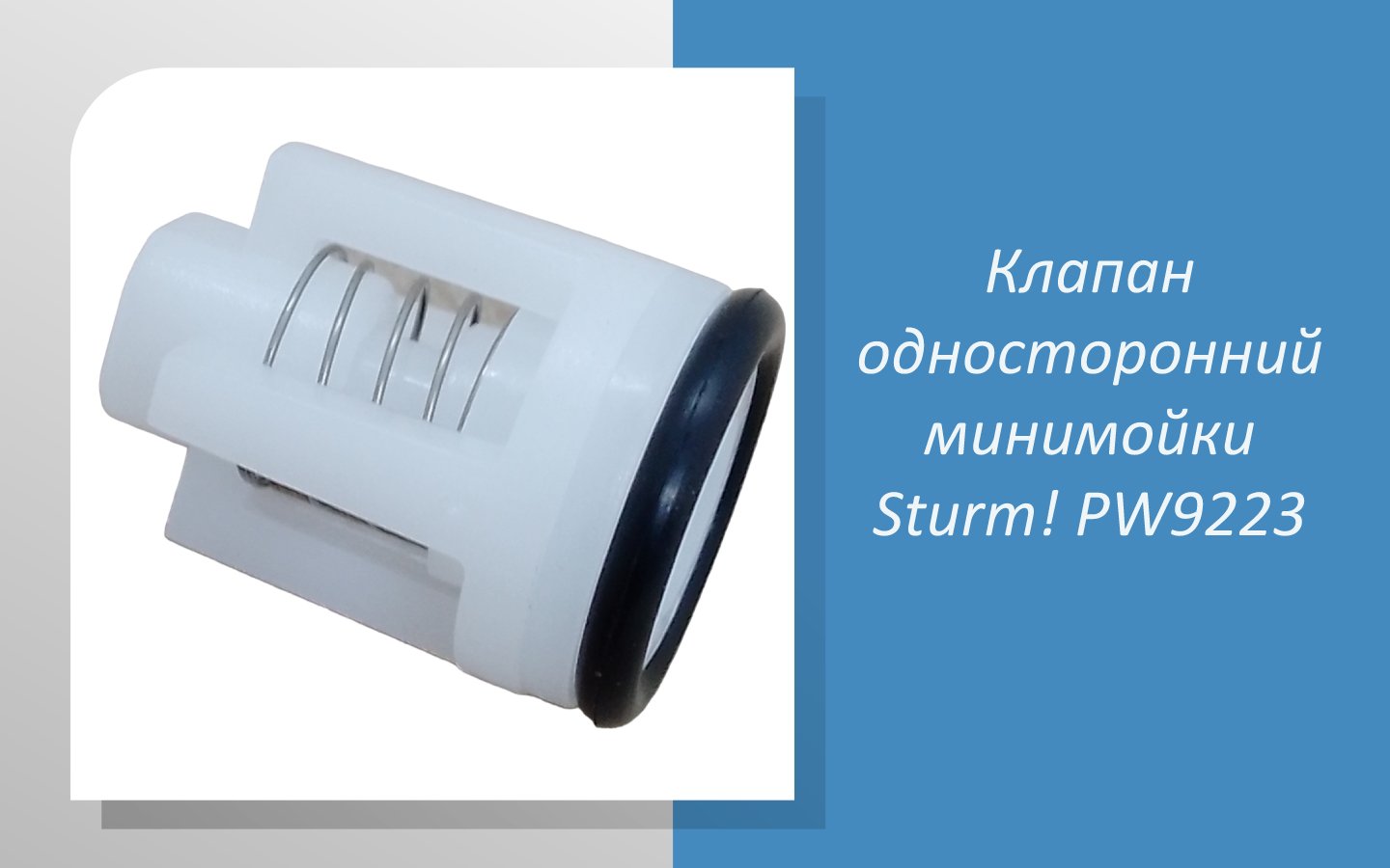 Клапан односторонний минимойки Sturm PW9223