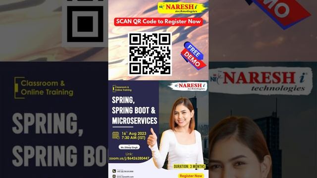 Spring & Spring Boot & Micro Services Training | NareshIT #spring #springboot #microservices #java