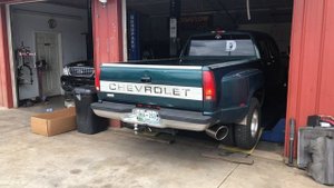 6.5 Detroit Diesel Chevrolet 3500 Diamond Eye 4in Turbo Back 8in Tip