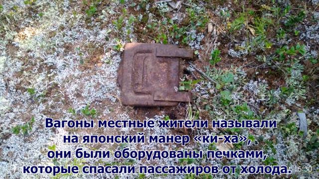 Узкоколейка. Сахалинская область пгт. Ноглики.