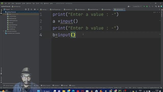taking user input in python by @hatcoder  | user input in python | python tutorial