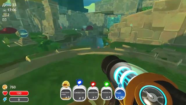 Бабахаем горло в игре Slime Rancher смотреть онлайн