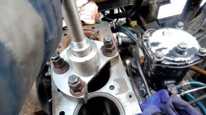 И вновь протачиваю посадочные места блока д245