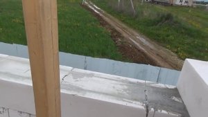 Гараж из газобетона YTONG своими руками # [VLOG] Армирование кладки под окнами, нет электричества.