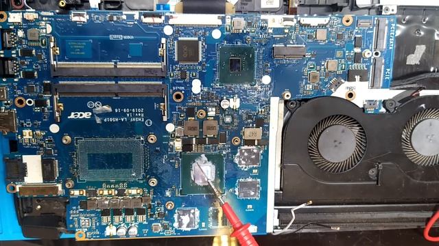 Трудный ремонт ноутбука Acer Nitro 515-54-517N (LA-H501P) смотреть онлайн