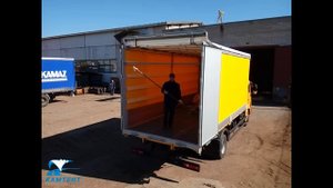 КАМАЗ 4308, принцип работы механизма сдвижной крыши ТСТ