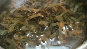 Салат из морской капусты с овощами