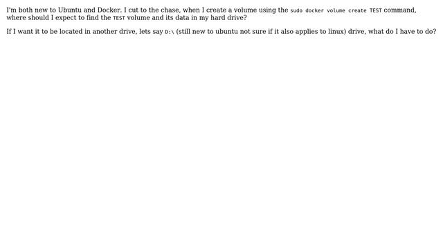 Ubuntu: The path to docker's volumes in Ubuntu смотреть онлайн