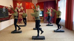 Танец "Победная весна 45-го" - Детский сад № 37 ОАО "РЖД"