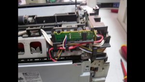 ремонт принтера, как разобрать принтер HP 1010 (1020), как заменить термопленку