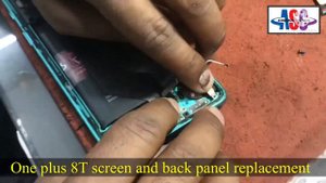 OnePlus 8T Screen Replacement | How To Replace OnePlus 8T Screen | Black Glass Change | Asc Gadgets