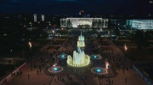 В Благовещенске открыли самый большой фонтанный комплекс в Евразии