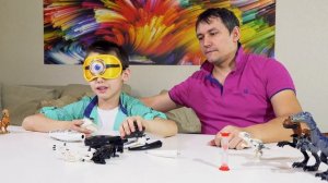 Собери ДИНОЗАВРА ЗАКРЫТЫМИ глазами