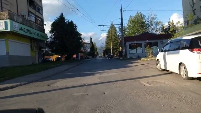 Обзор района: Абхазия, г.Сухум,  Новый район, 1 круг "Пятачок"