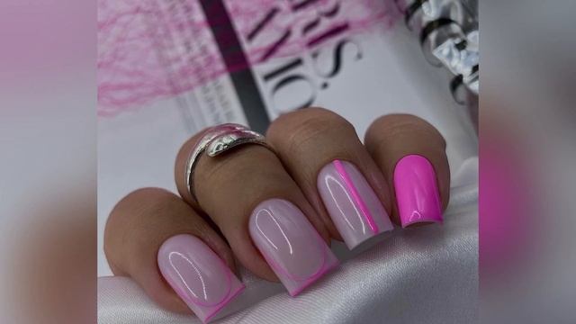 БАРБИ - цвет 2023 года ? Розовые идеи маникюра. Трендовые ногти ? смотреть онлайн