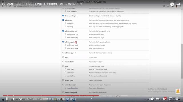 [Git & GitHub] Bài 4.1: Fix "Using Tokens For Authentication" Trên Github Dùng Source Tree